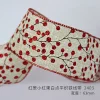 Item No. : 2403 Christmas Gift Packaging Decoration DIY Red Onion and Small Red Fruit Christmas Webbing (25 yards) 6.3cm full image